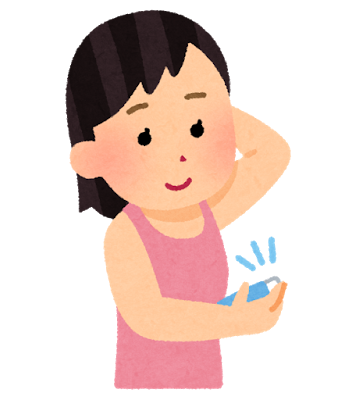 脇汗女性